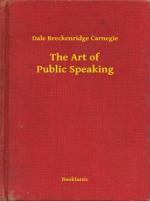 cover image of The Art of Public Speaking
